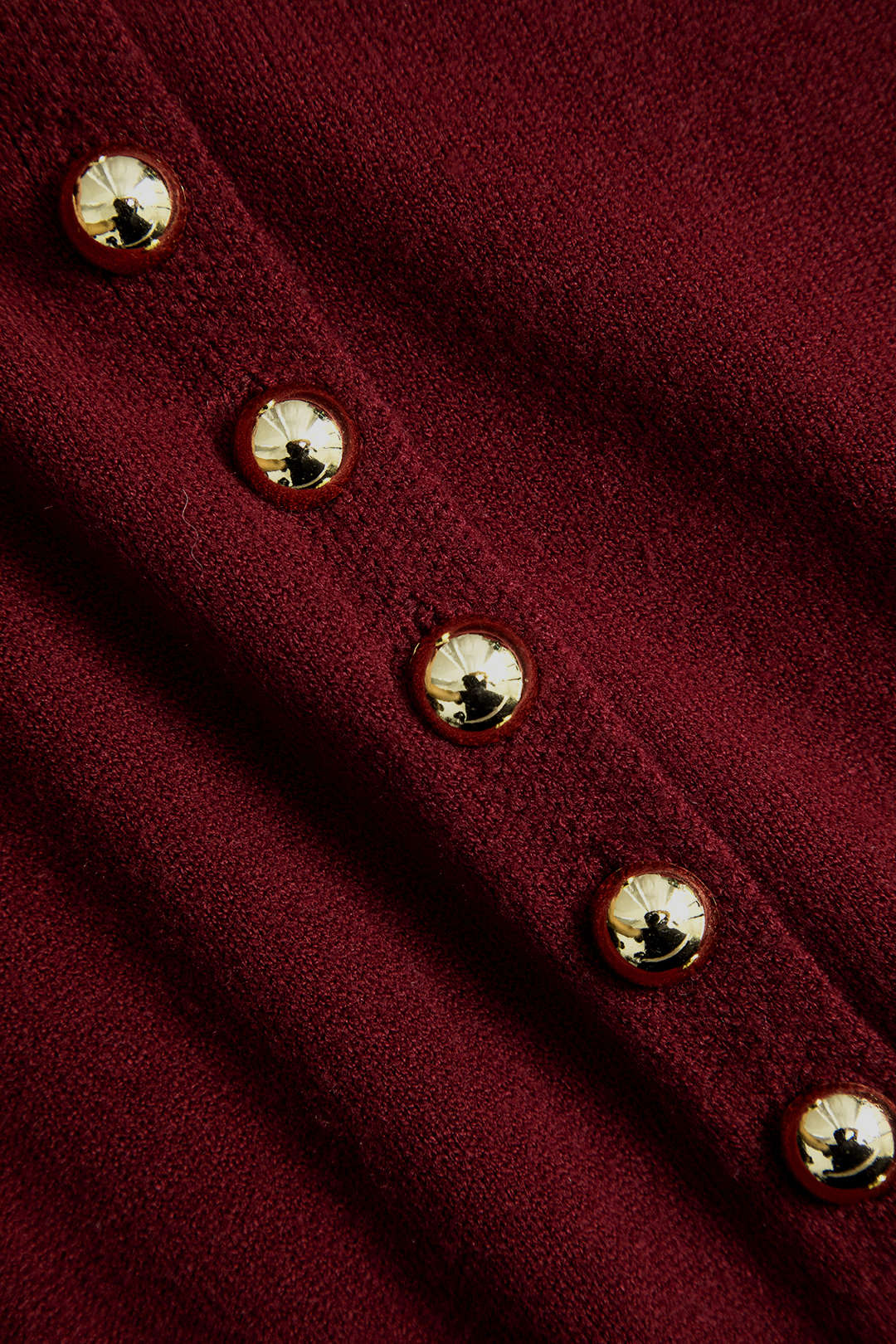 Düğmeli Kazak maksi Elbise