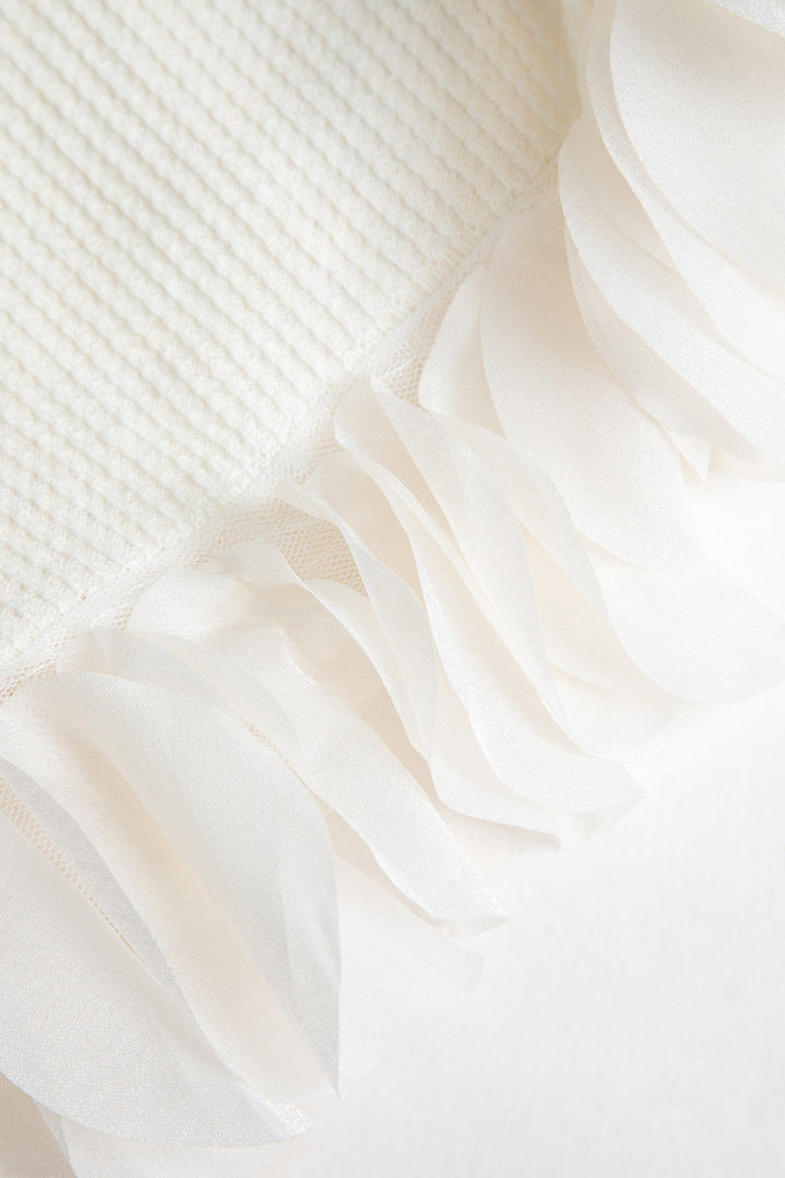 Fırfırlı Uzun Kollu Üst