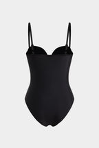 Düz Renk Bustiyer Askılı Bodysuit