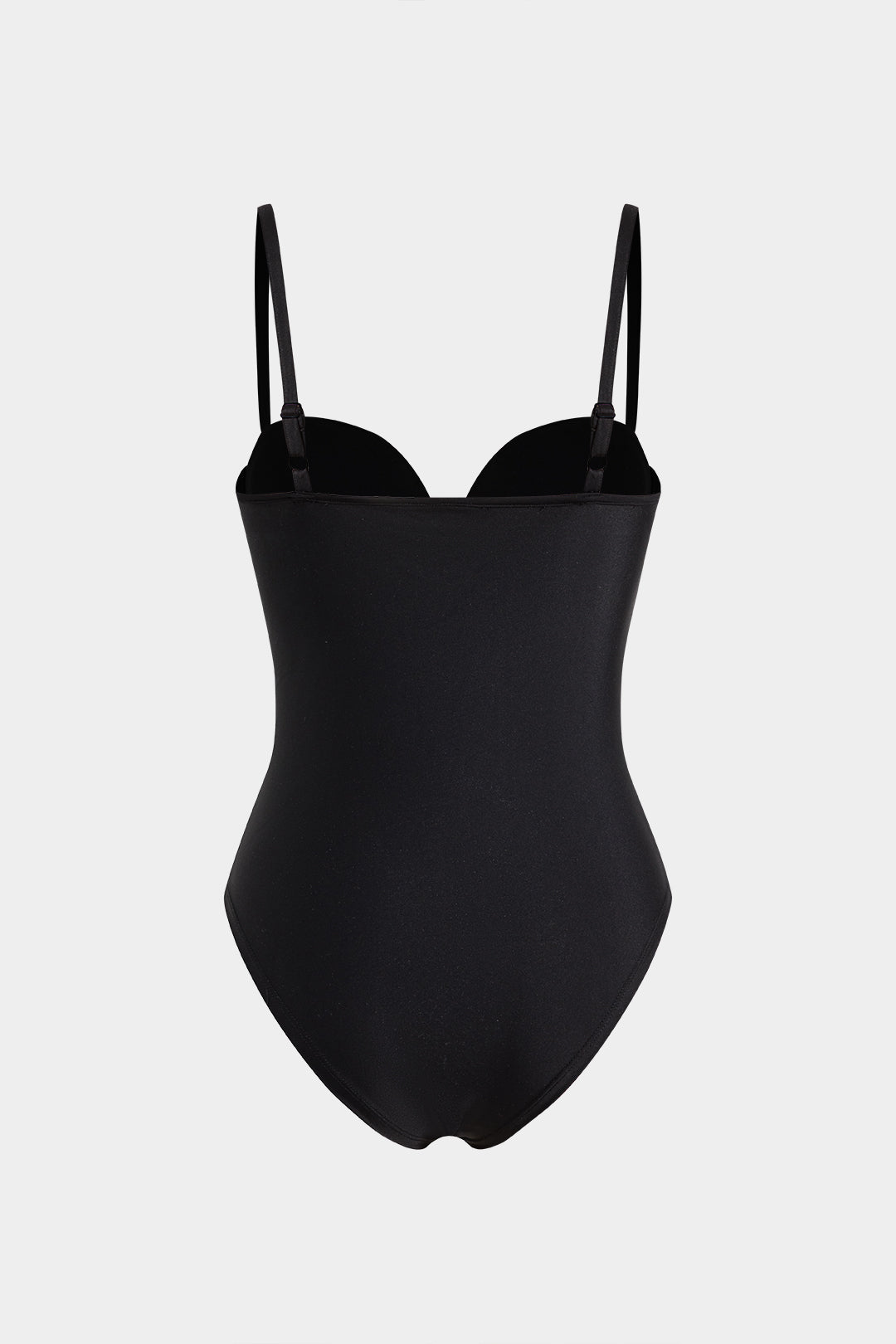Düz Renk Bustiyer Askılı Bodysuit