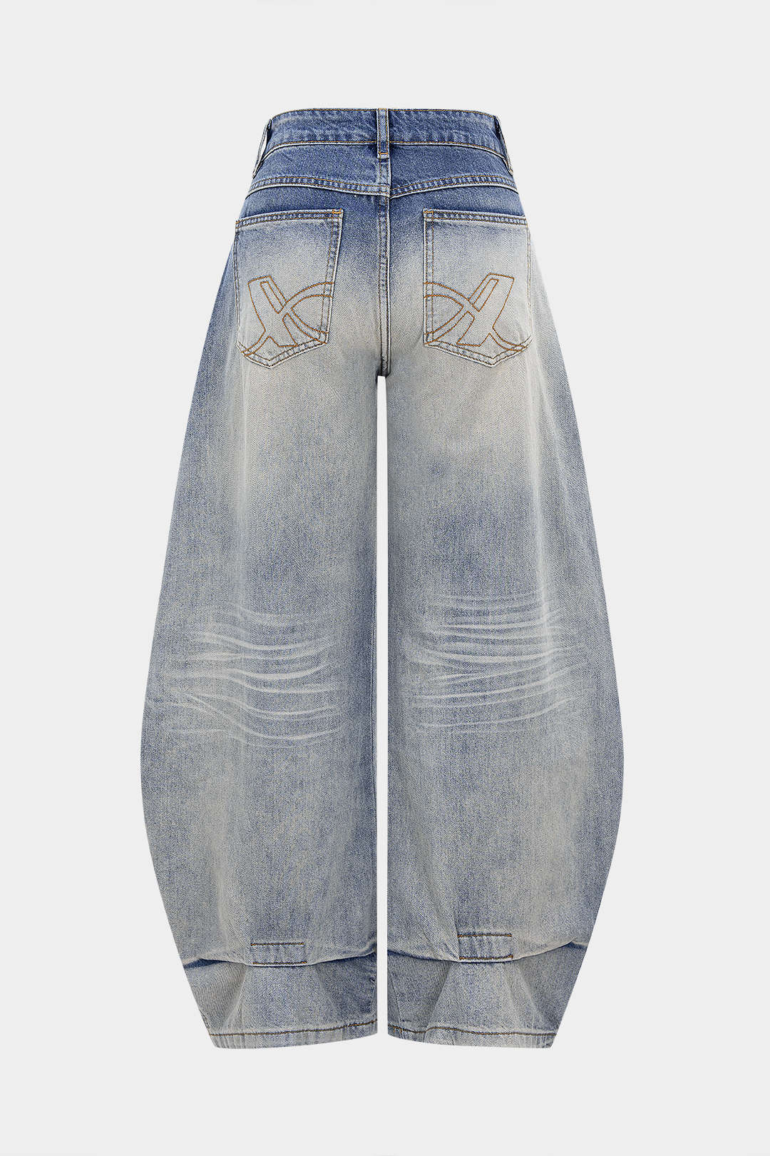denim Barrel Jean pantolon