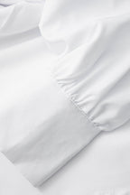 Katı Dantelli Uzun Kollu Mini Elbise