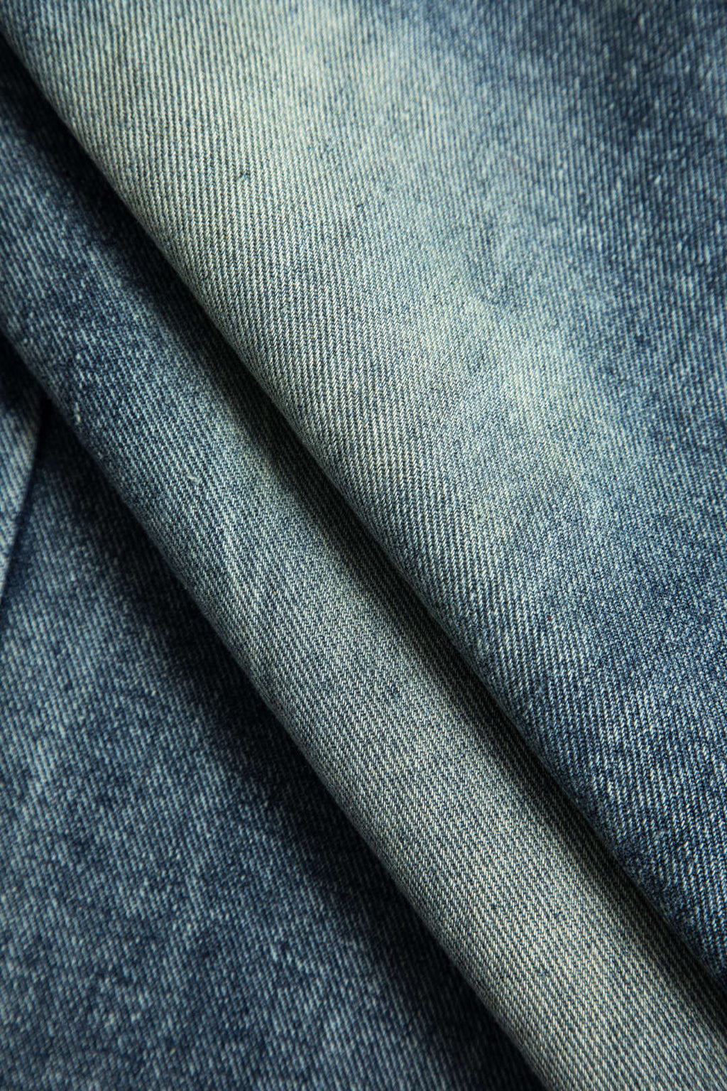 Deri Patchwork Geniş Paça Jean