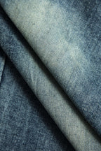 Deri Patchwork Geniş Paça Jean