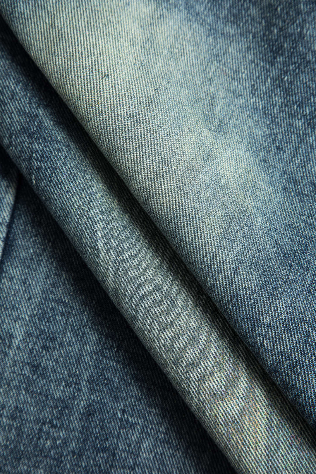 Deri Patchwork Geniş Paça Jean