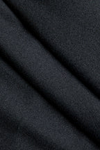 Kontrast Fiyonklu Uzun Kollu Midi Elbise