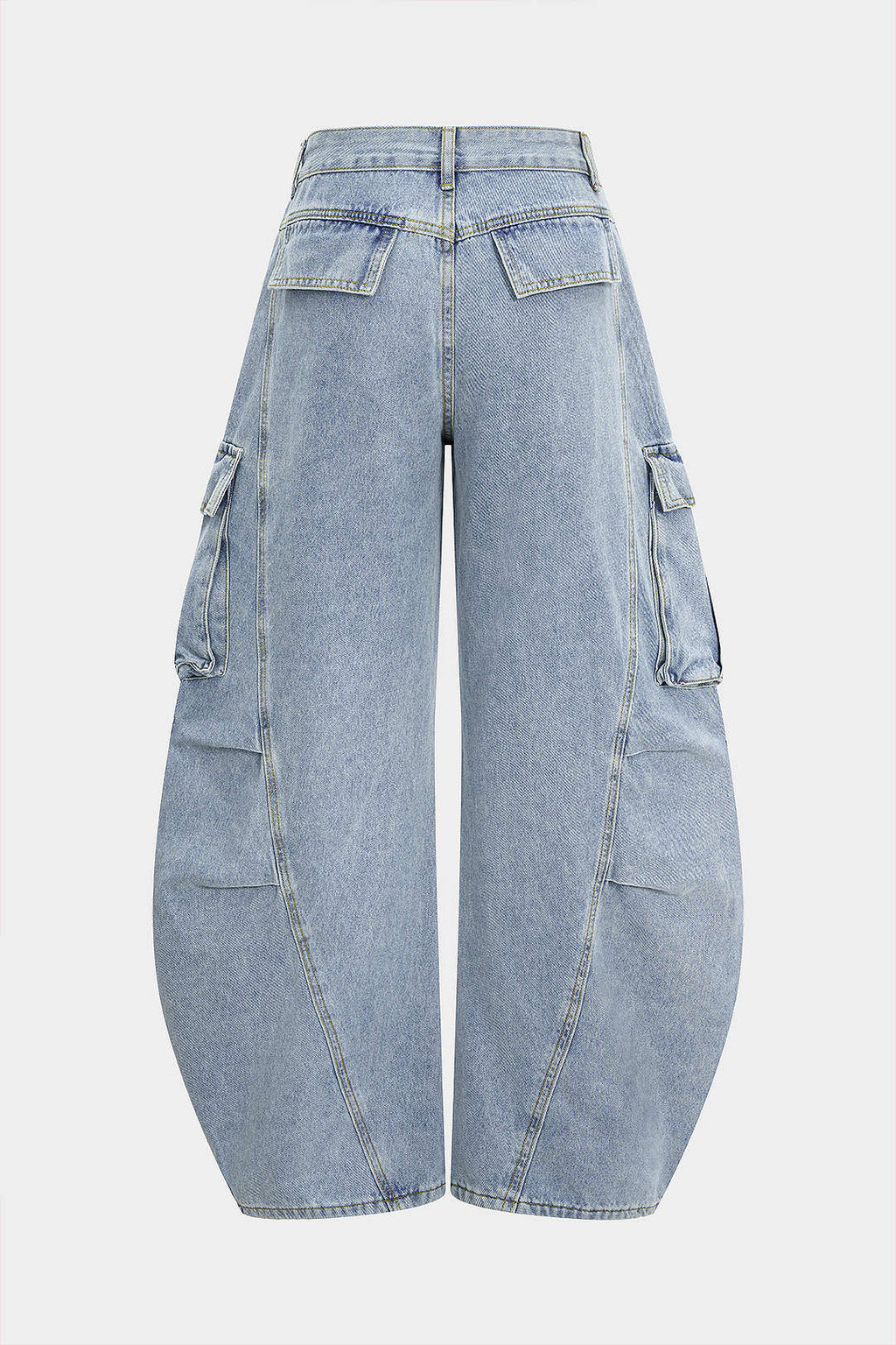denim Barrel Jean pantolon