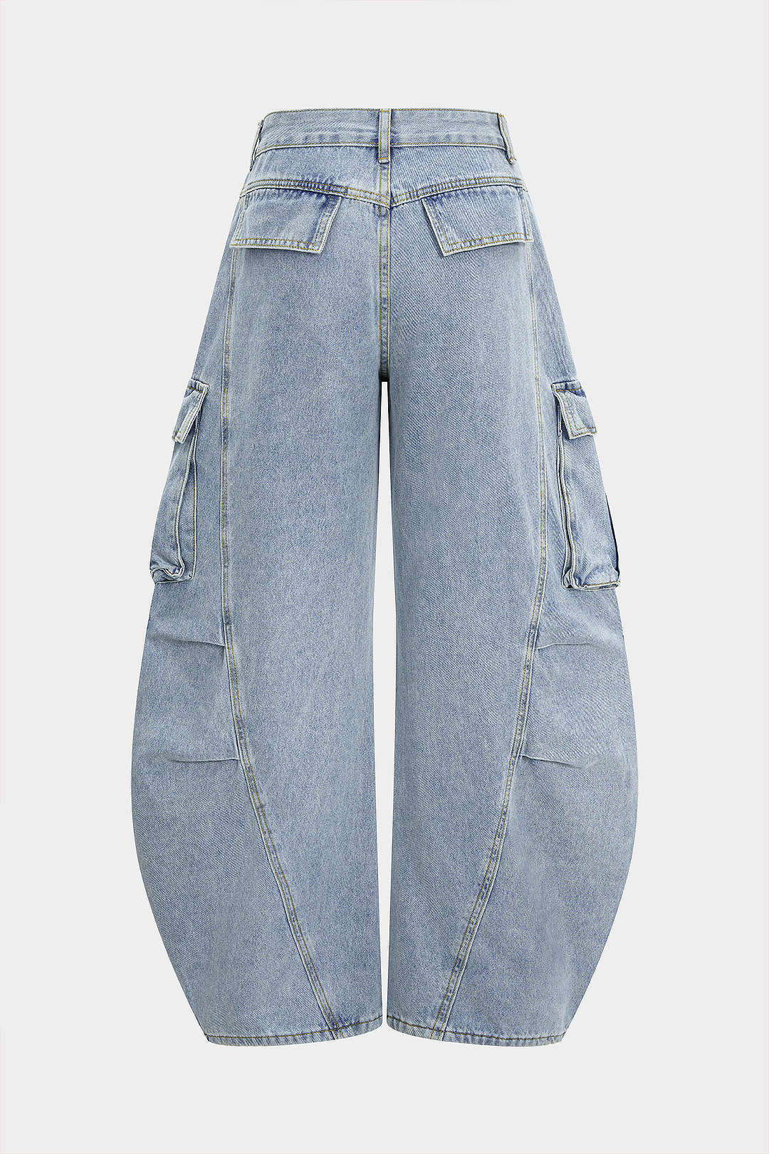 denim Barrel Jean pantolon