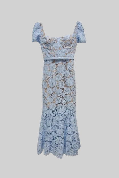 Dantel Midi Elbise