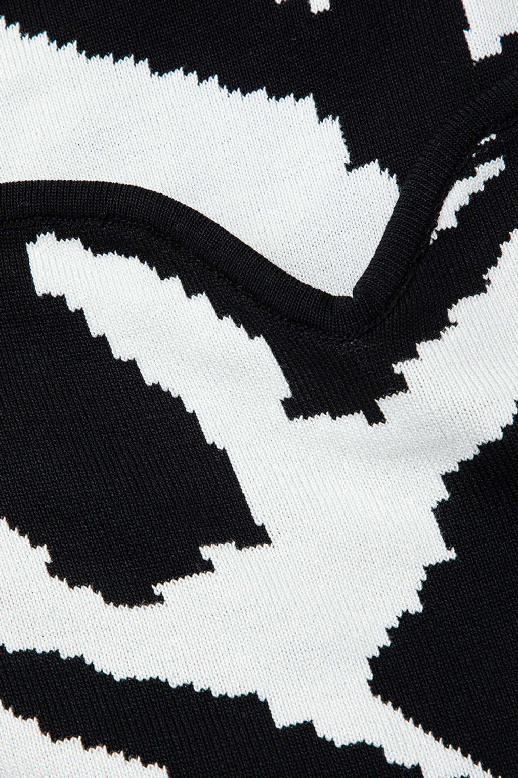 Kontrast Triko Uzun Kollu midi Elbise