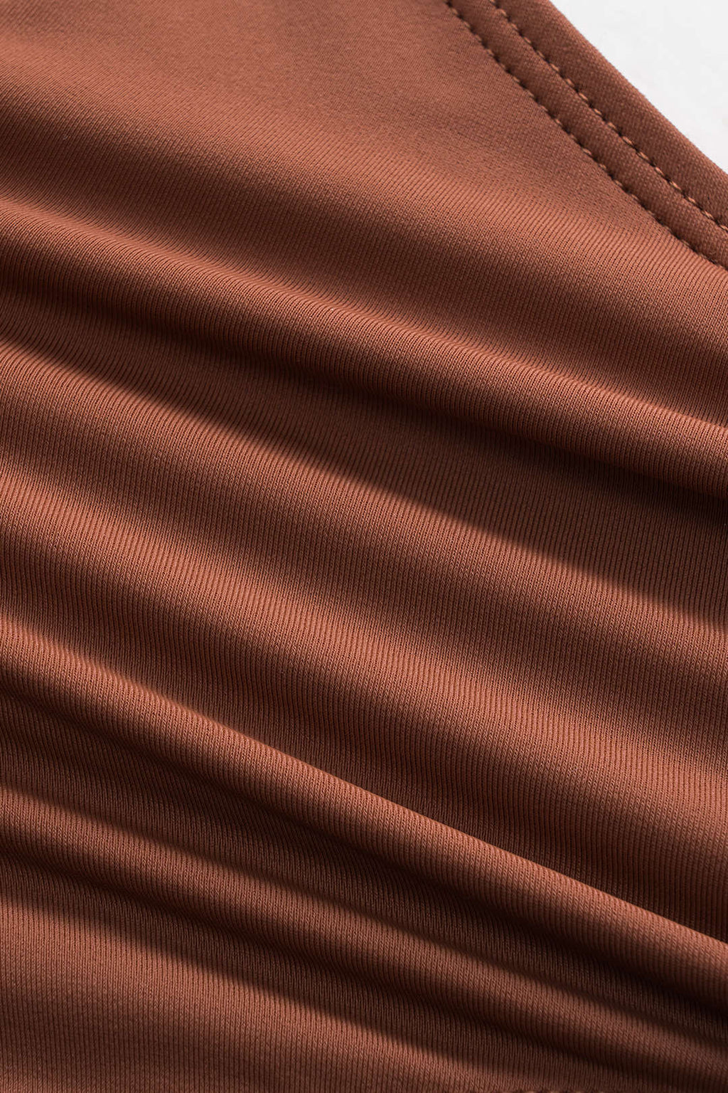 Metalik Büzgülü Sırt Dekolteli Bikini Takımı