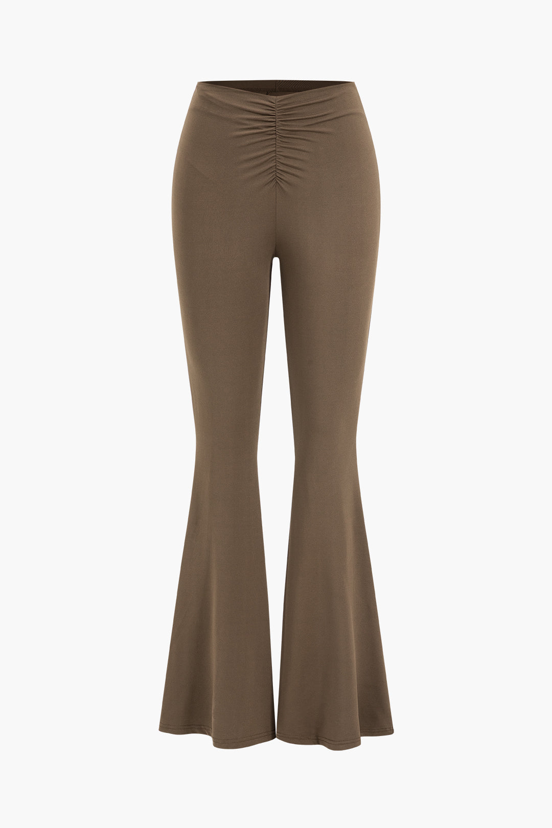 Fırfırlı Uzun Kollu Üst Ve Kloş Pantolon Takım