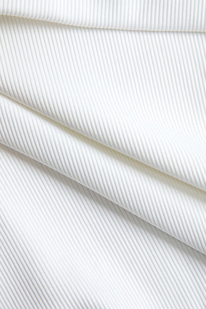 Düz Asimetrik Uzun Kollu Üst