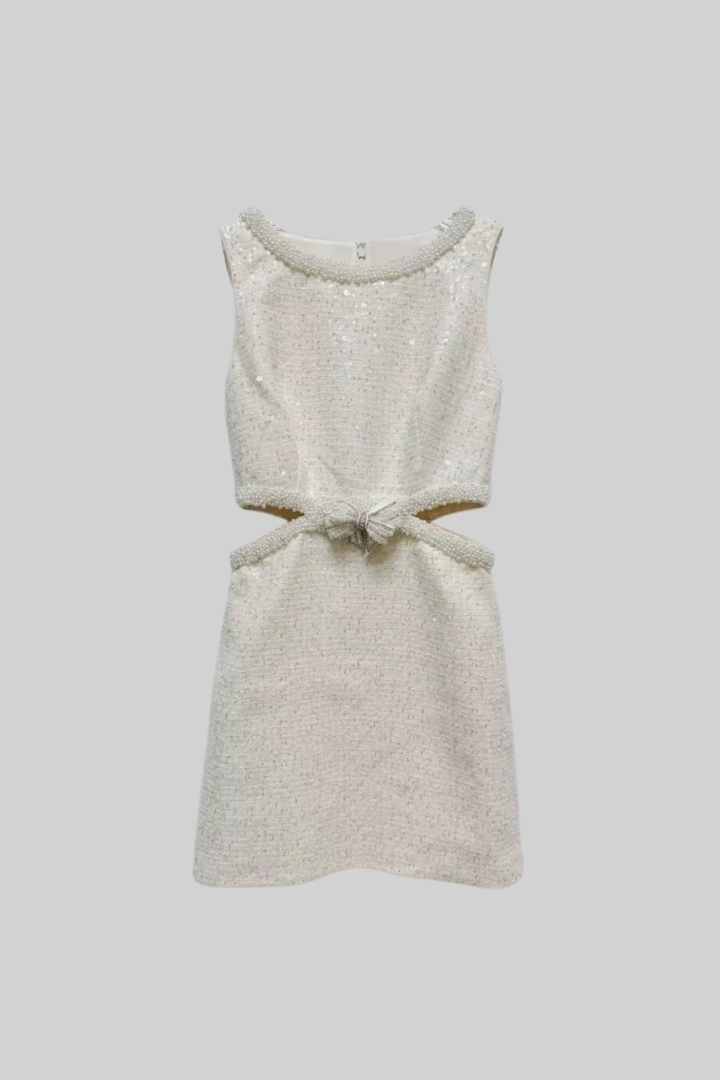 Fiyonklu Payetli Mini Elbise