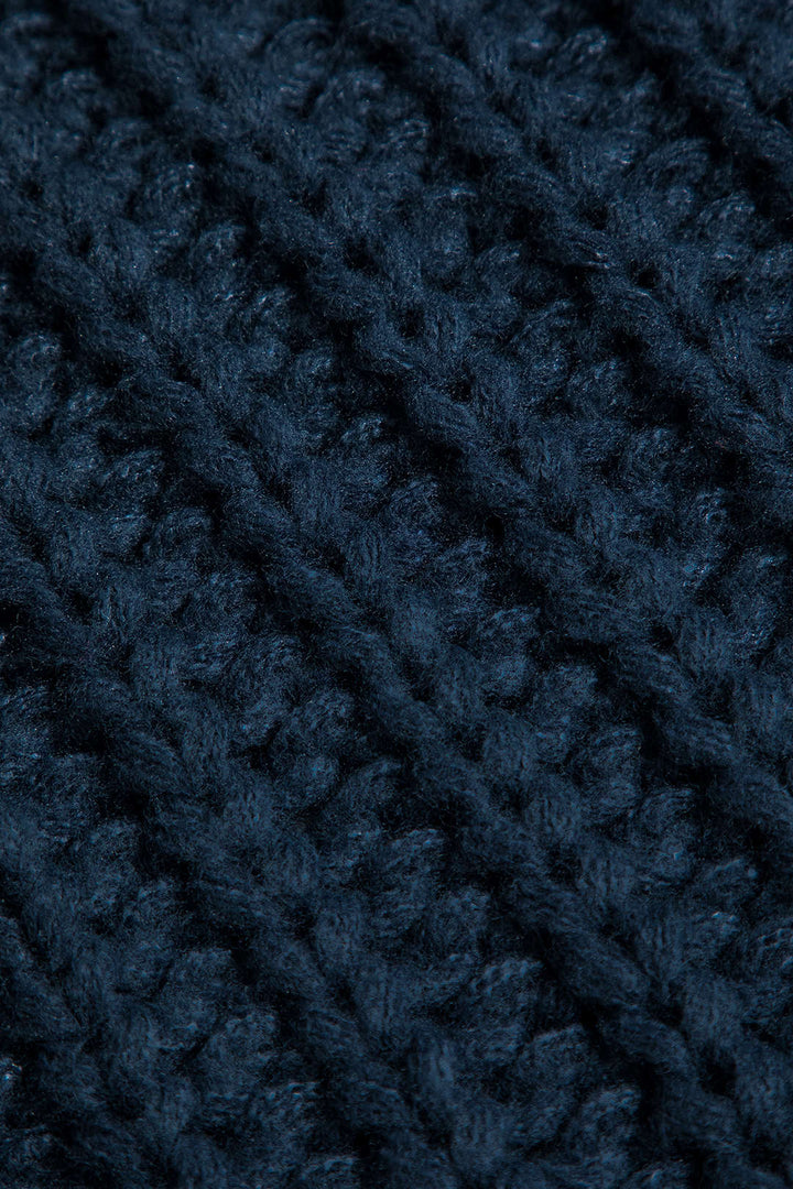 Örgü Düğmeli Cep Hırka