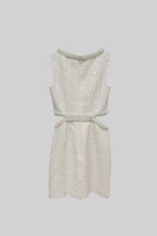 Fiyonklu Payetli Mini Elbise