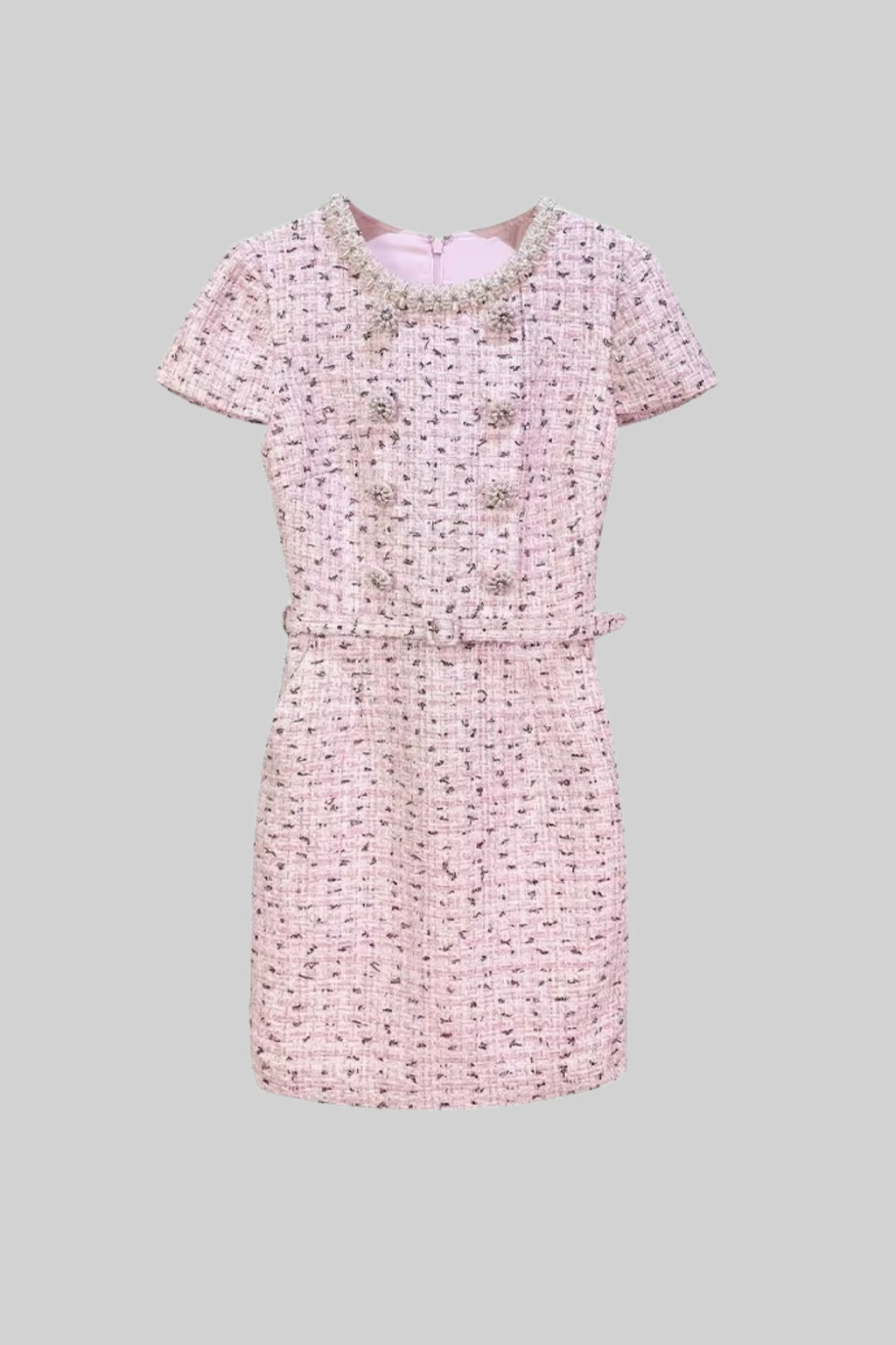 Kısa Kollu  Mini Elbise