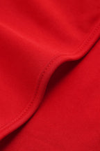 Yama Detaylı Sırt Dekolteli Halter Yaka Kolsuz Mini Elbise