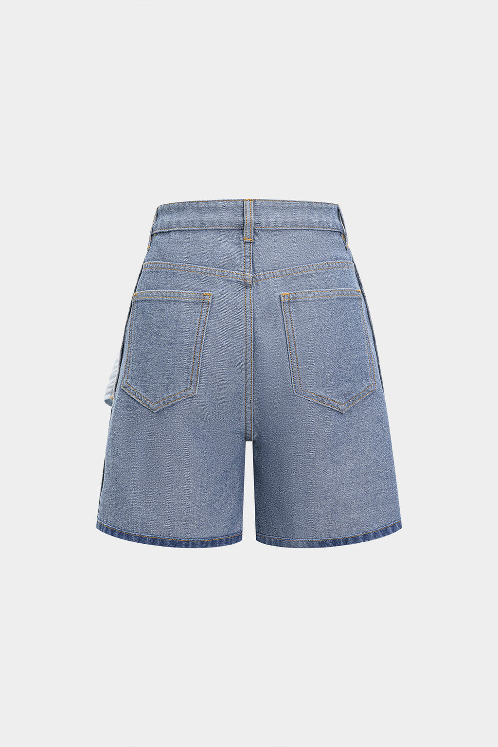 denim Cepli Şort