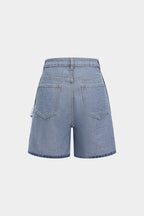 denim Cepli Şort