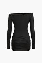 Katı Kesilmiş Mini Elbise