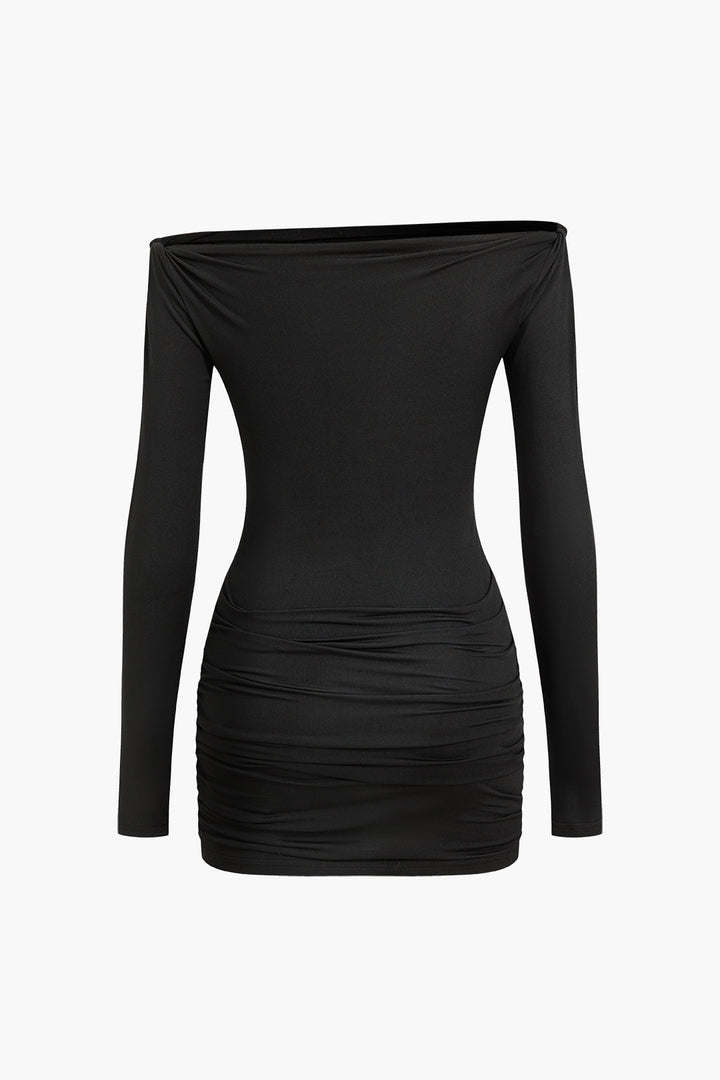 Katı Kesilmiş Mini Elbise