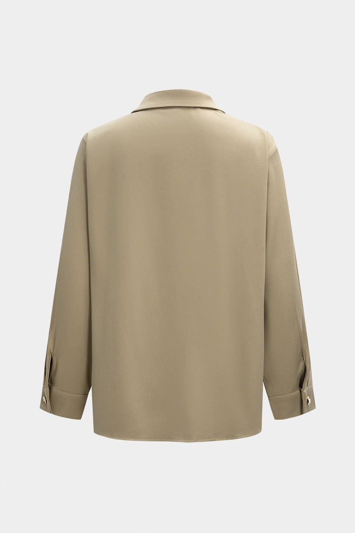 uzun kollu asimetrik üst