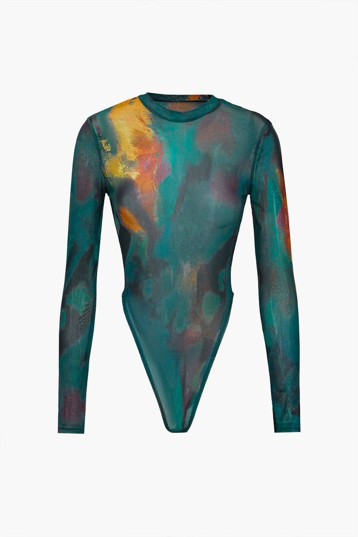 Shapewear Desenli Bodysuit