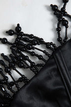 İnci Örgülü Kuşgözü Korse Midi Elbise