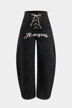 Denim Barrel Pantolon Jean
