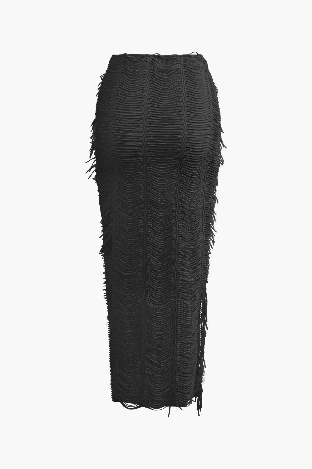 Rave Crop Top ve Yırtmaçlı Etek Takım