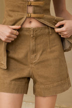 Denim Cepli Şort