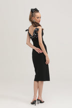 Ceridwen midi elbise