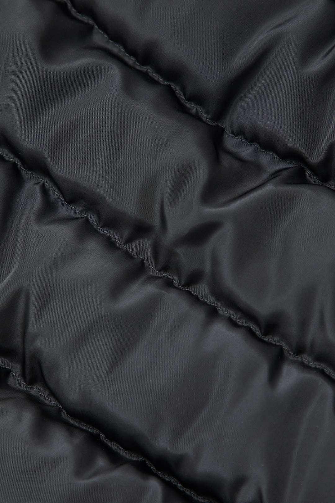 Düz Düğmeli Şişme Mini Etek