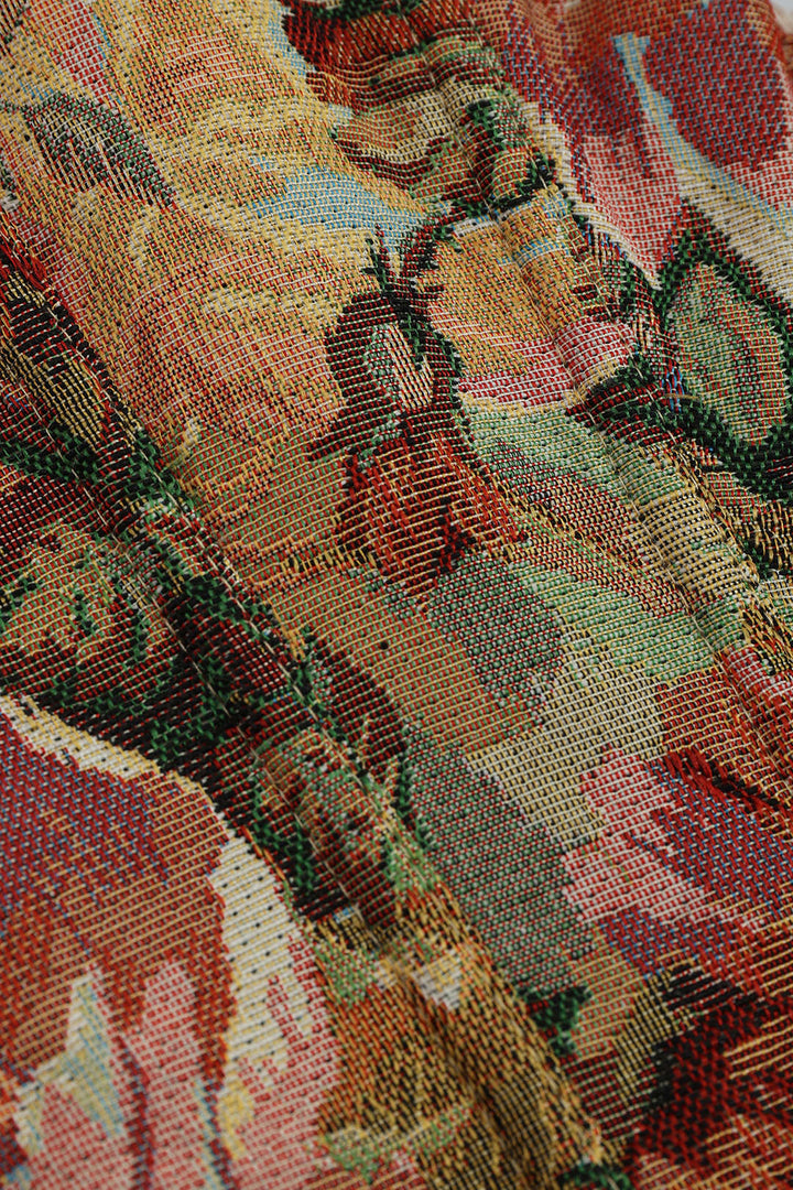 Jacquard Bağlama Detaylı Straplez Kontrast Tube Üst