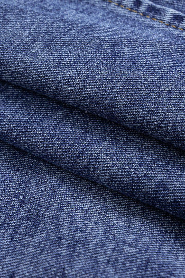 Kot Kontrast Düğmeli Ceket