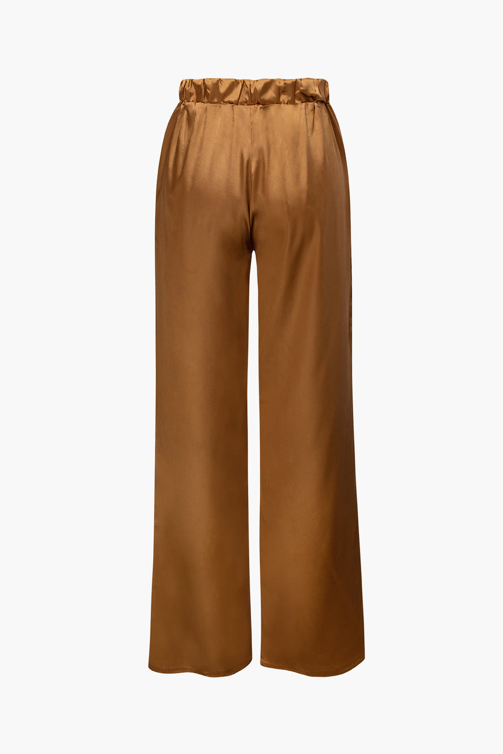 Saphire Saten Düğmeli Gömlek ve Pantolon Takım