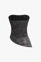 Vira Asimetrik Straplez top