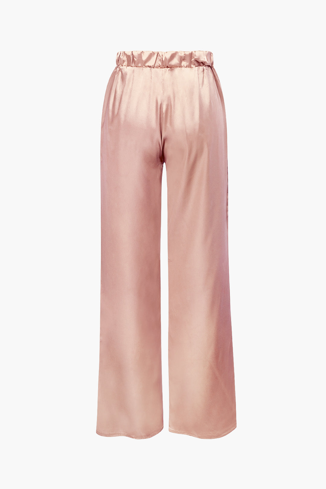 Saphire Saten Düğmeli Gömlek ve Pantolon Takım