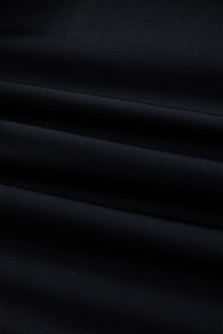 Metalik Dekorlu Volanlı Büzgülü Bağlamalı Şifon Bikini Takımı