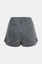Denim Cepli Şort