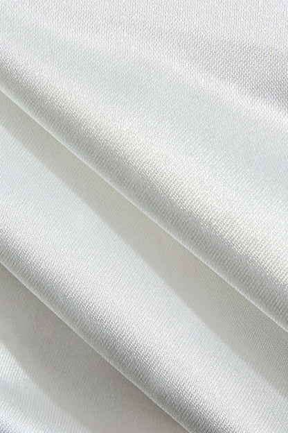 Omuzları Açık Bükümlü Crop Bluz