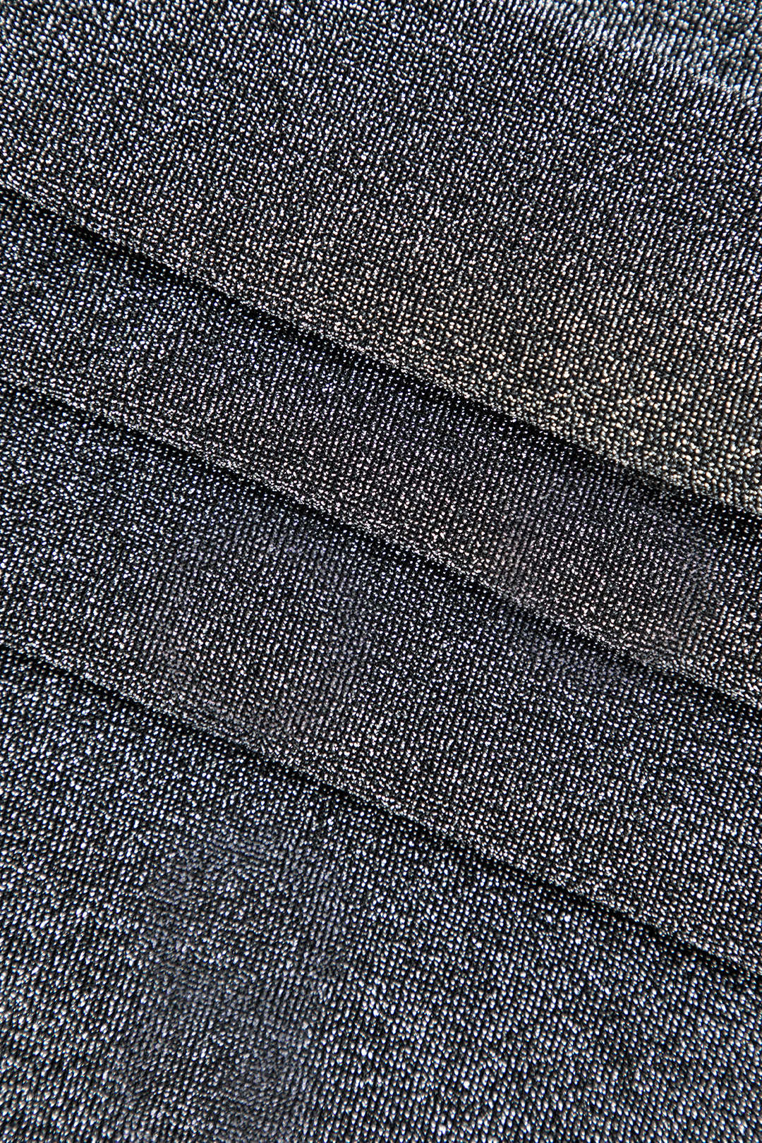 Simli Asimetrik Kesim Uzun Kollu maksi Elbise