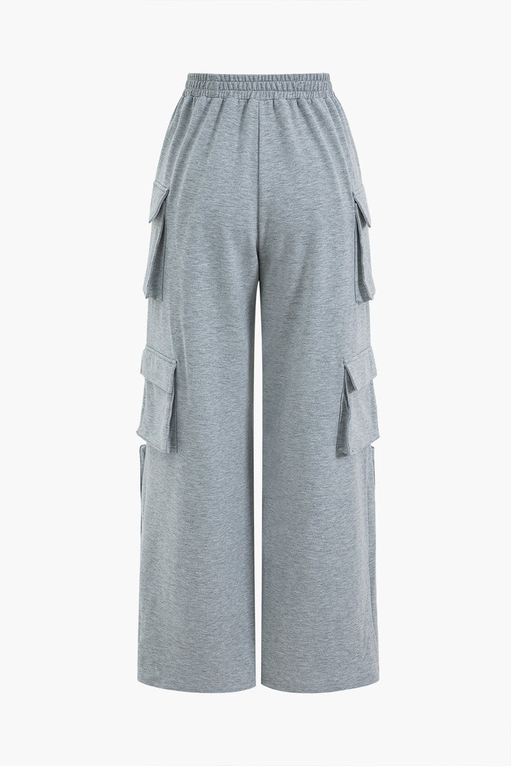 Buri Düğümlü top ve Cepli Pantolon Takım