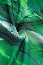 Soyut Suluboya Baskı File Örtüsü