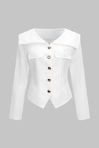 Metalik Blazer Ceket