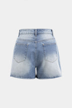 Denim Cepli Şort