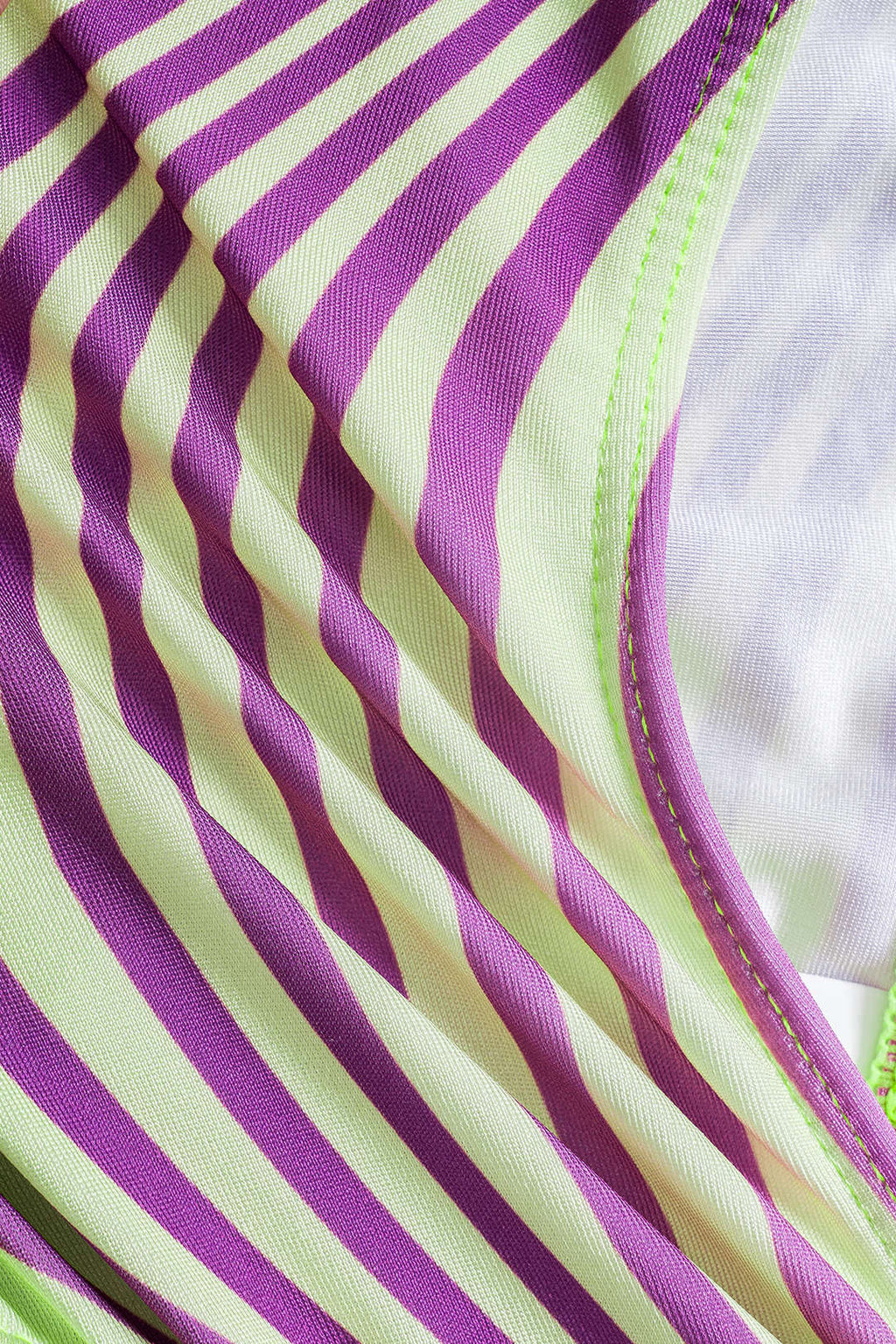 Renk Bloklu Bağcıklı Bikini Takımı