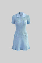 Kısa Kollu Elmas Elbise