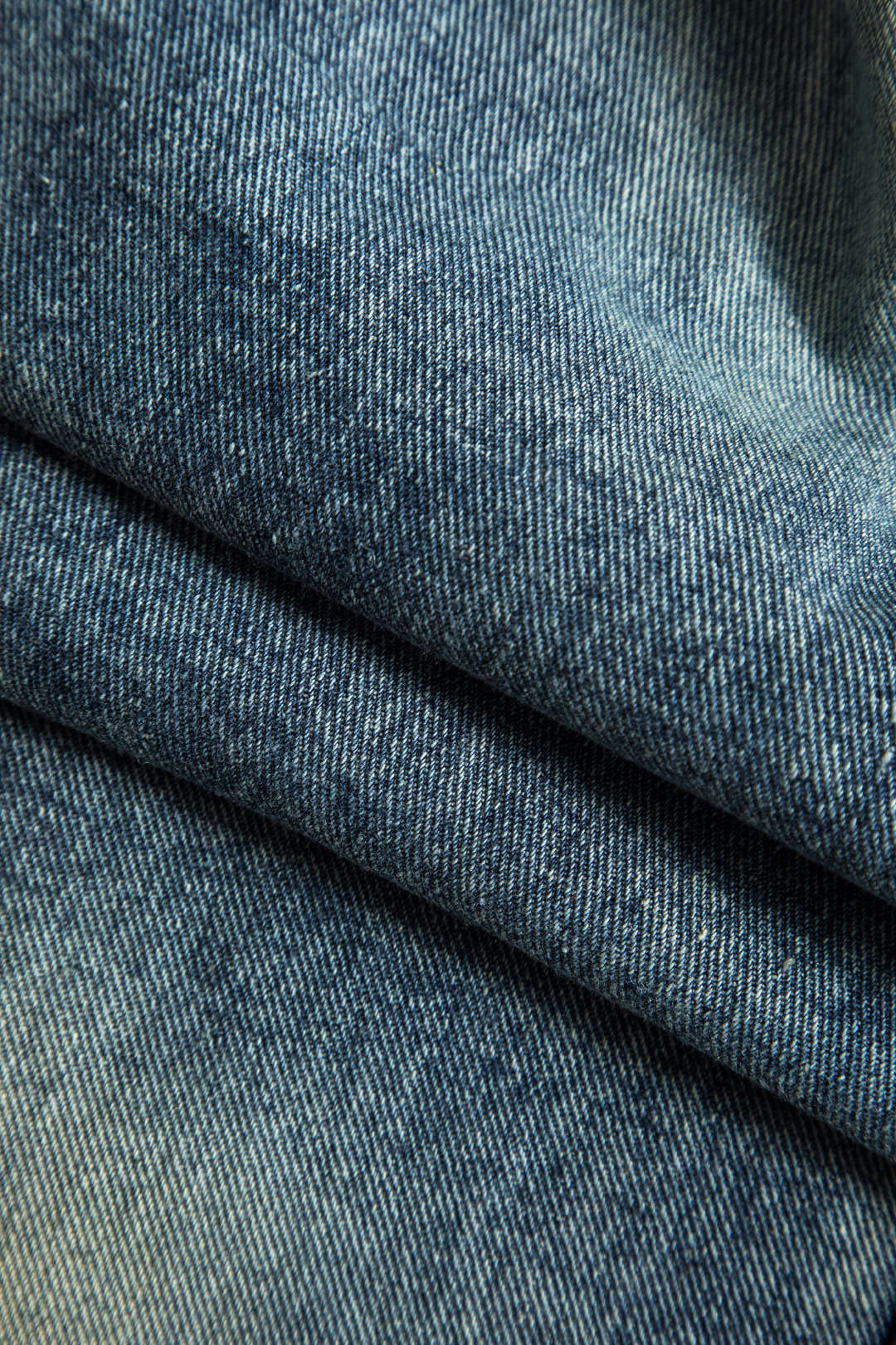 Deri Patchwork Geniş Paça Jean